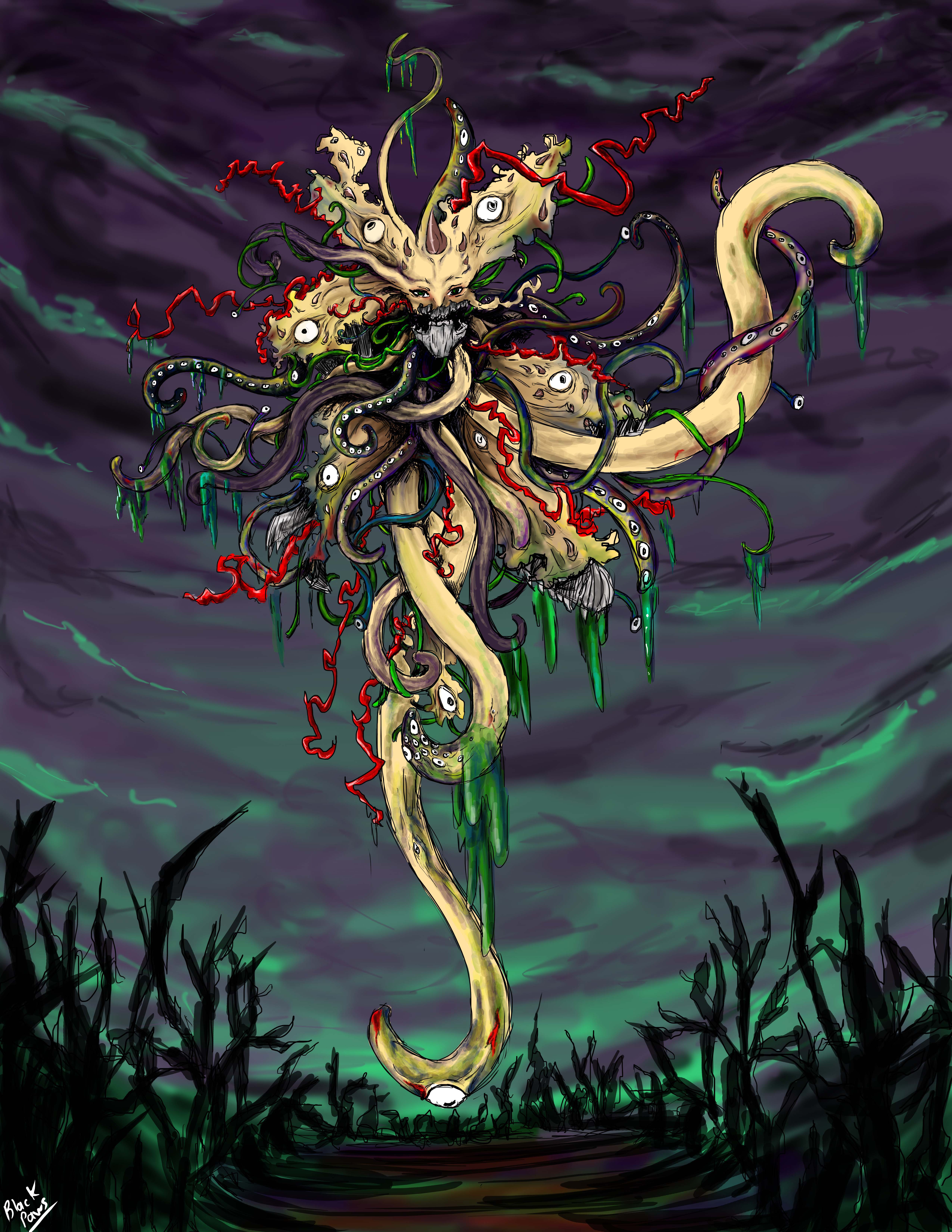 The Black Goat of the Woods with a Thousand Young