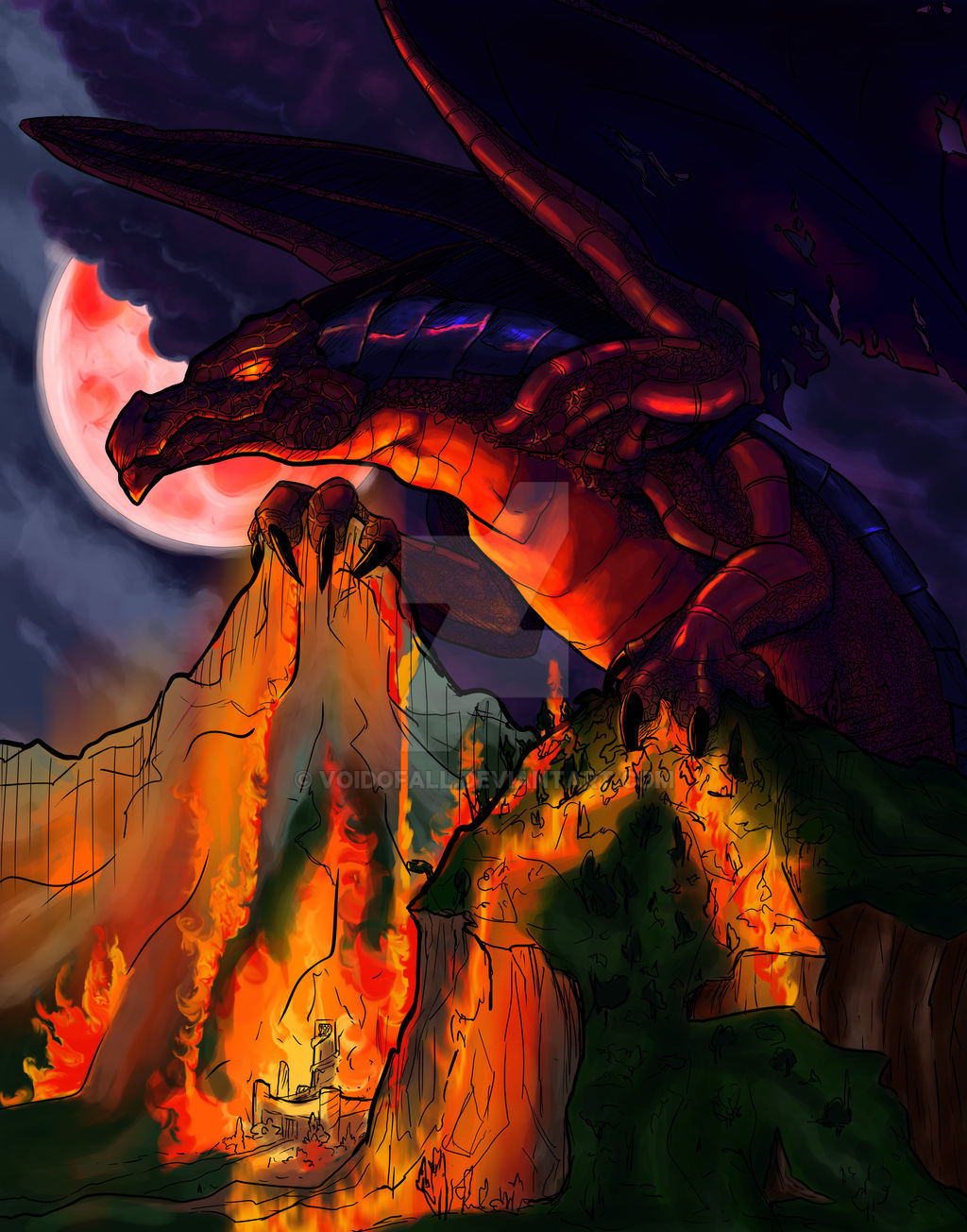 Ancalagon Ancalagon the Black by VoidOfAll on DeviantArt