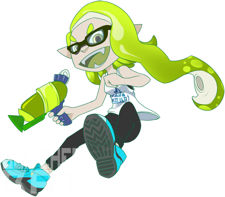 Inkzilla Inkling Inkling by TheGlitchyDemon on DeviantArt