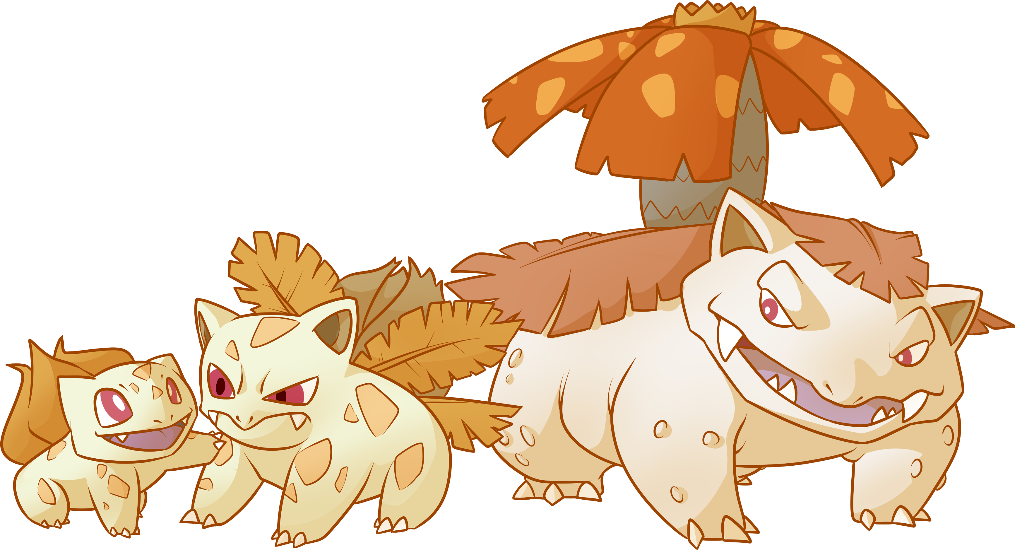 Shiny re-colour: Bulbasaur line (gen 3 forced evo) by ShinyDexProject on  DeviantArt