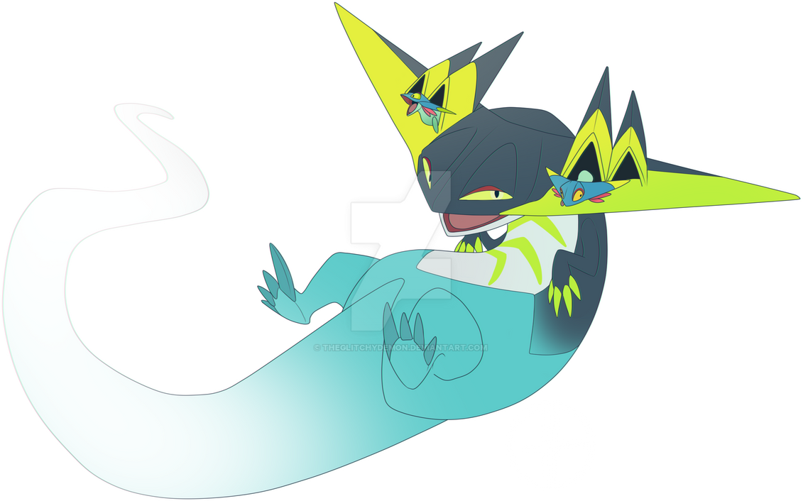 Shiny Dragapult by TheGlitchyDemon on DeviantArt