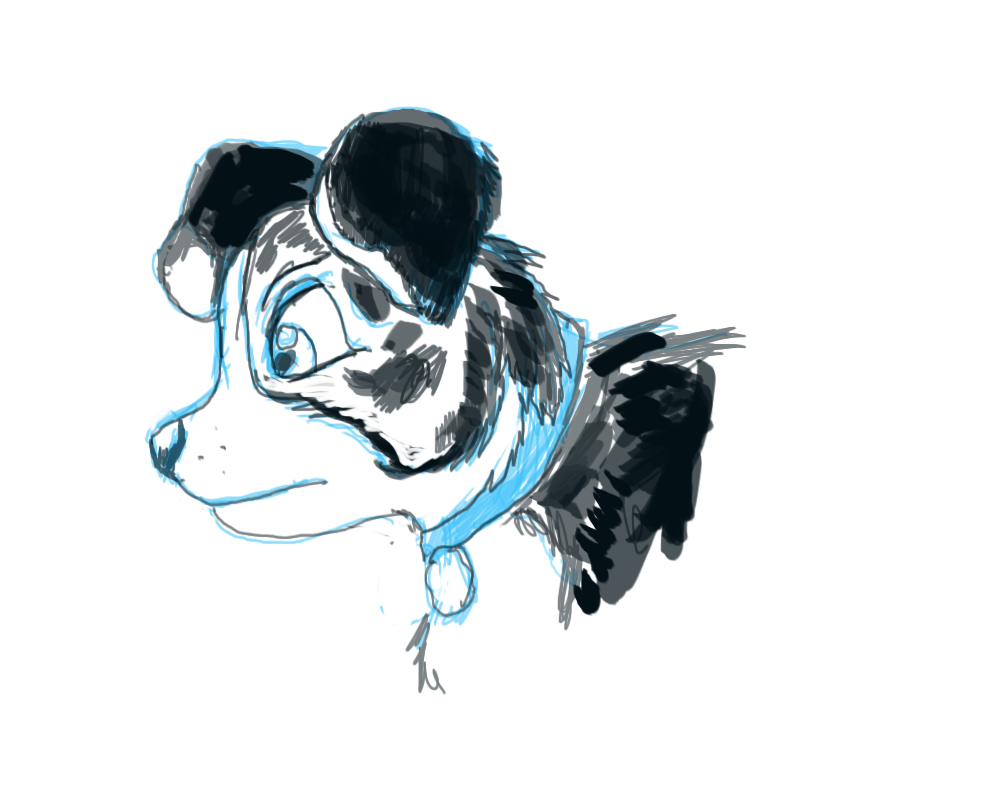 Lent challenge day 16 -   Border collie