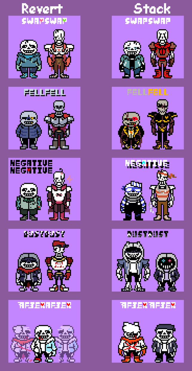 Stack AUs - Revert vs Stack Logic by Mediocre-Hyper on DeviantArt