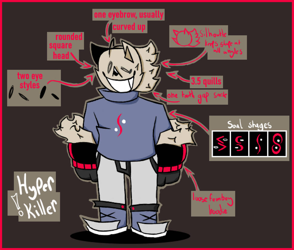 Hyper Hyper Designer Killer!Hyper - Design Reference by Mediocre-Hyper on DeviantArt