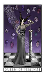 Broken Moon Tarot: Queen of Feminae