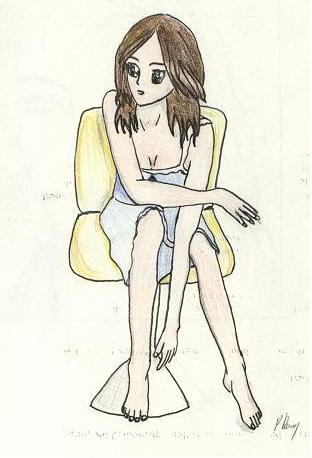 Person Sitting On A Chair By Shadow Cat On Deviantart