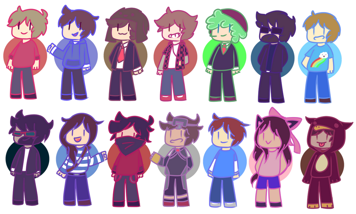 Random Minecraft Youtuber #4 by sweetmashmellowroom on DeviantArt