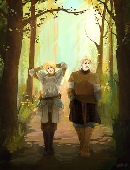 game of thrones - jaime and brienne