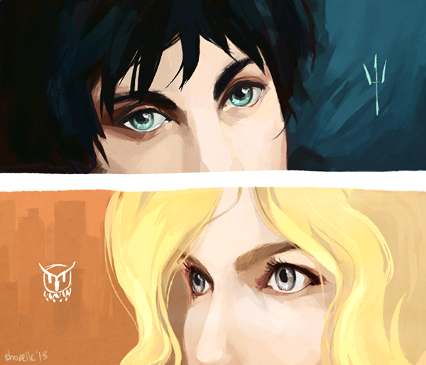 percy + annabeth - eyes