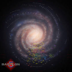 Babylon 5 Galaxy Map by Draculesti