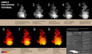 simple fire painting tutorial