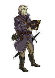 Kefaren, Grey elf mage.