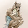 Werewolf cuddle