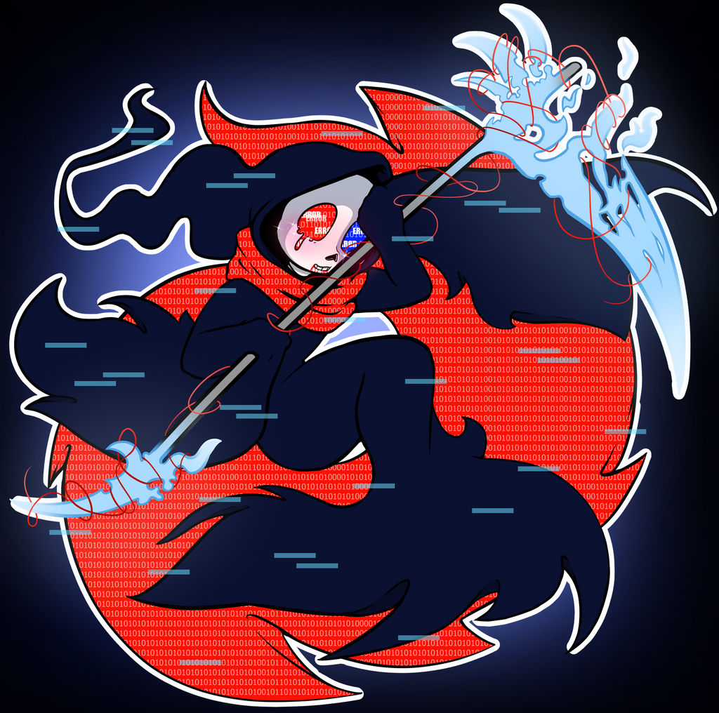 Doodle: Reaper Sans' Mortal form? by NecryoNics on DeviantArt