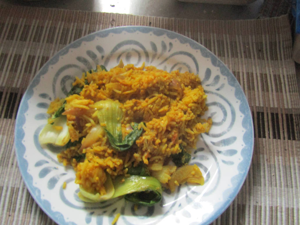 curry egg fried rice by WheresAJacket on DeviantArt