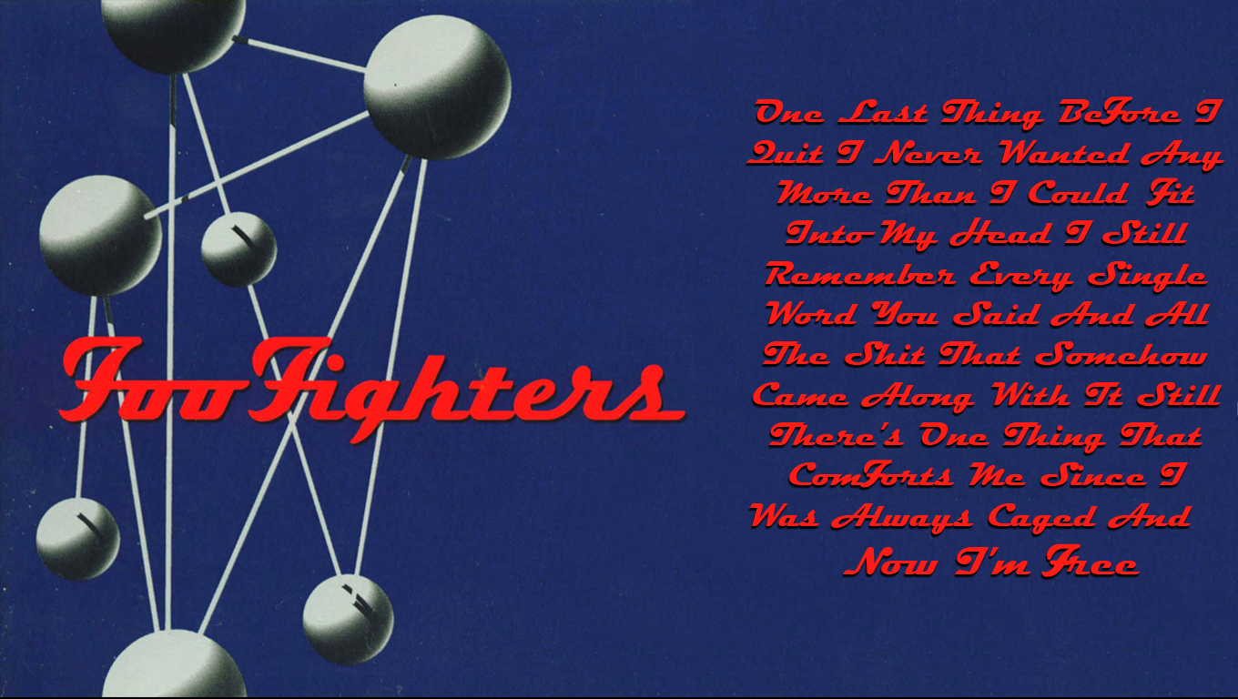 Foo Fighters Lyric by CHUTNEYY on DeviantArt
