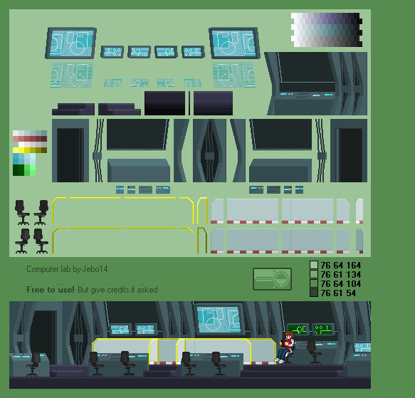 Interior 3: Computer lab by jebo14 on DeviantArt