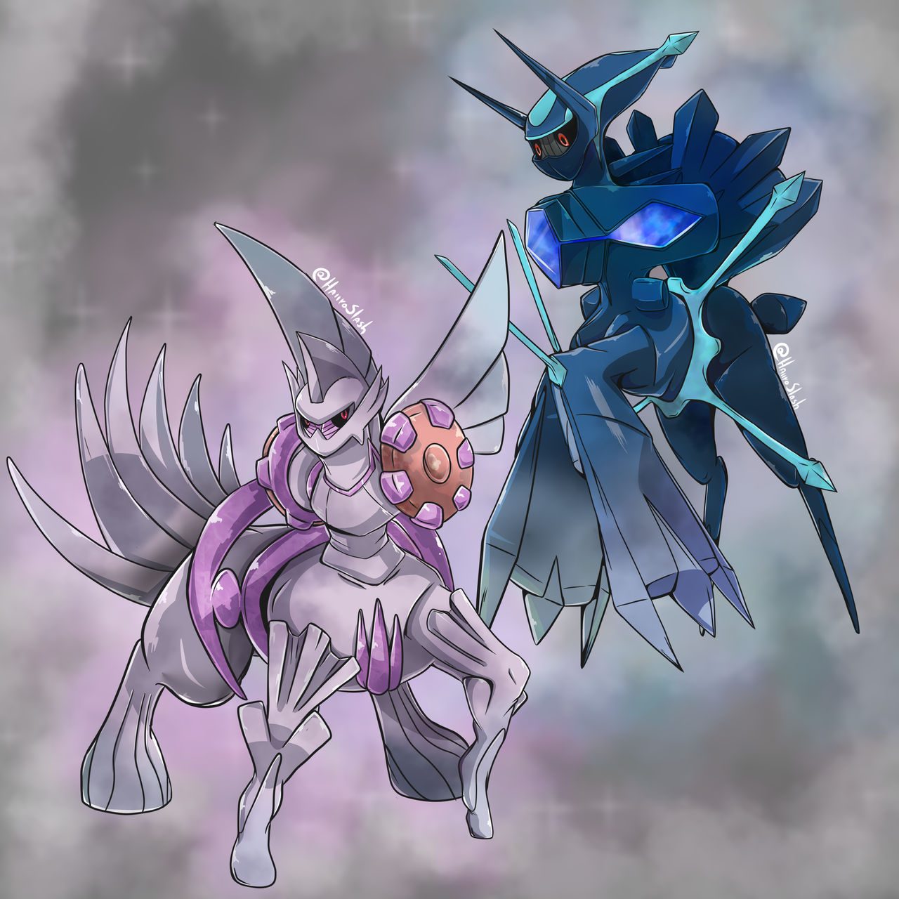 Palkia And Dialga Of Hisui By HaiiroSlash On DeviantArt palkia-and-dialga-of-hisui-by-haiiroslash-on-deviantart