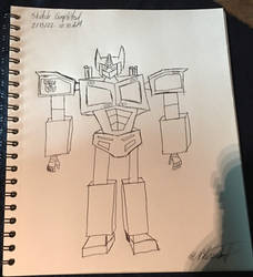 Optimus Prime Doodle