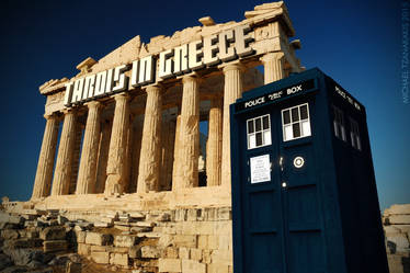 The TARDIS on the Acropolis of Athens