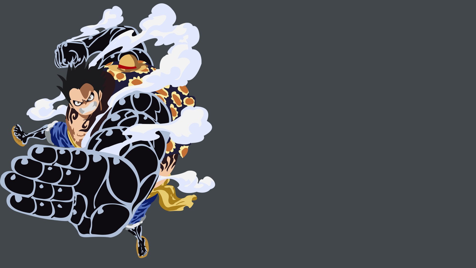 Minimalist Monkey D. Luffy Gear Fourth