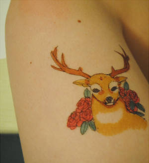 deer tattoo