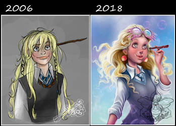 Before and After Luna Lovegood