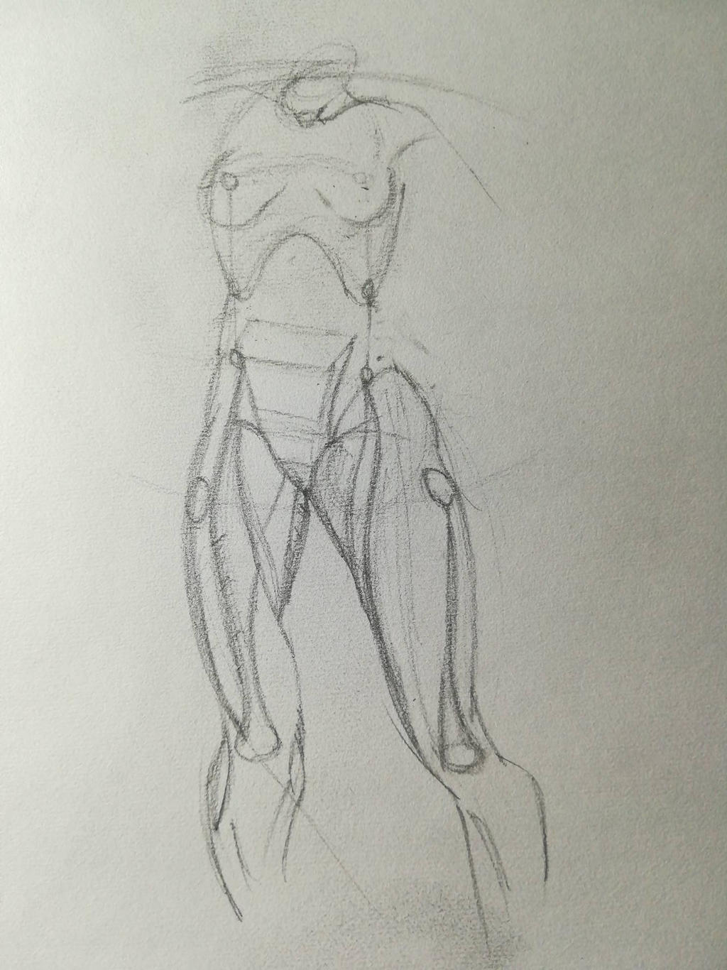 Female figure sketch (WIP) 