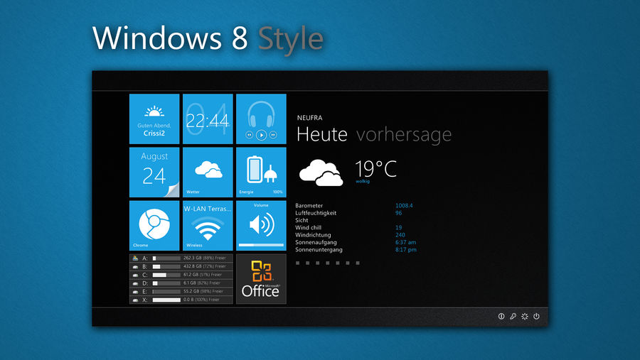Windows 8 Style by CrissiK on DeviantArt