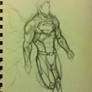 Superman Sketch In Progress