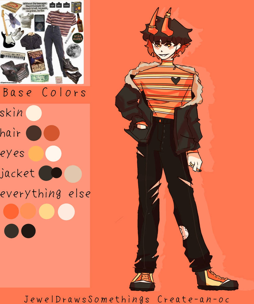 Commission/Custom - Create-an-oc 1 by JewelDrawsSomething on DeviantArt