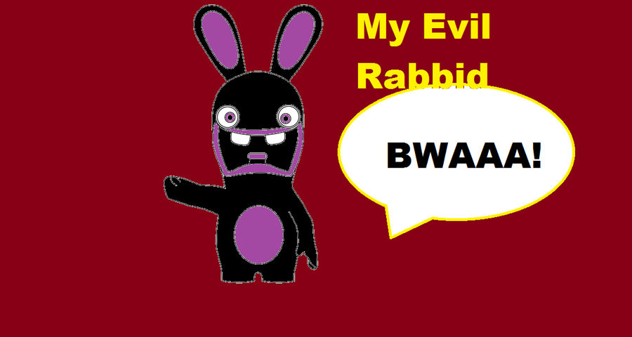 Evil Red Rabbid My Evil Rabbid by nathispsycho on DeviantArt