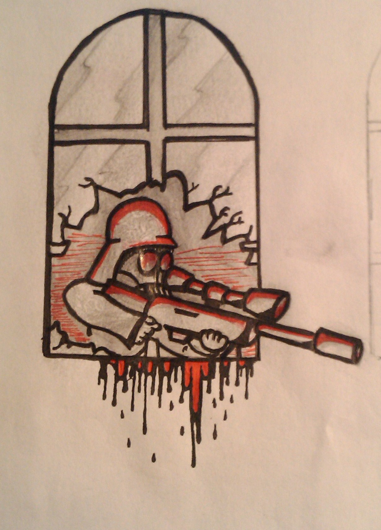 sniper in window by psychotic-prankster on DeviantArt