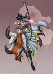 The Kitsune Archer by jeddibub