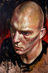 Selfportrait with shaved head2 by nailone