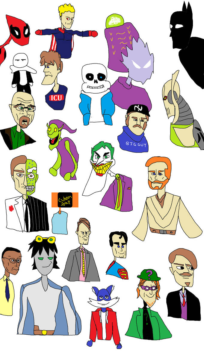 A bunch of random ms paint drawings by joemama1969420 on DeviantArt