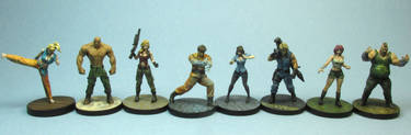 Group Shot Characters from Street Masters