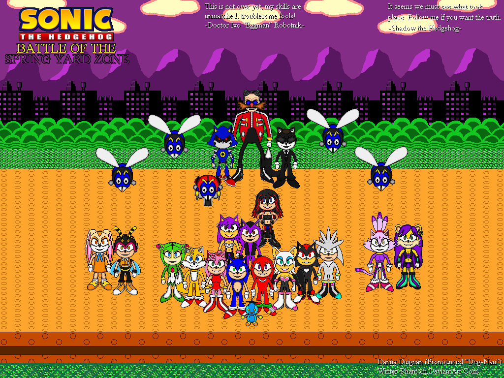 Battle Of The Spring Yard Zone By Winter Phantom On Deviantart