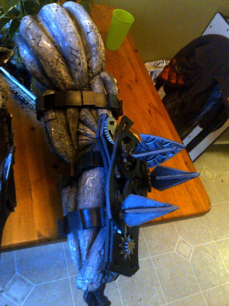 Foam sculpted arm.gears (clockwork exoskeleton) by mongrelman on DeviantArt