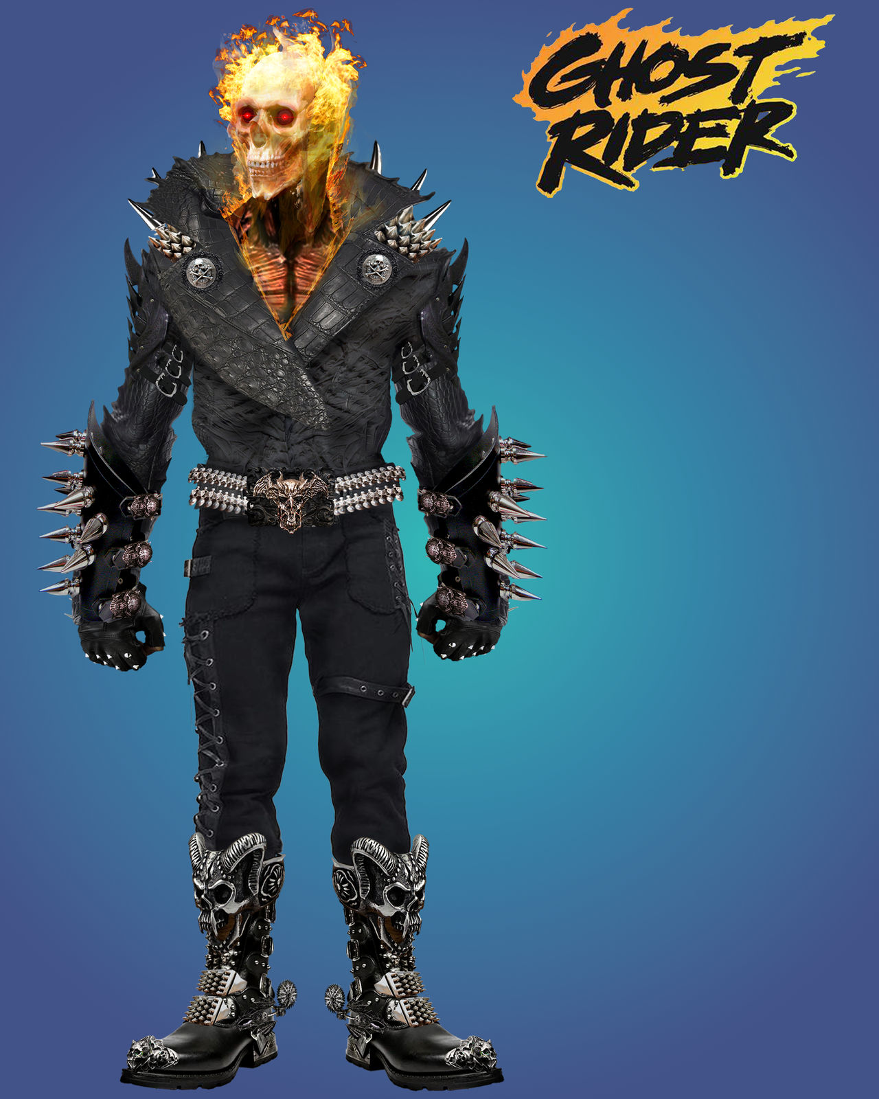 Ghost Rider - design 2 by mongrelman on DeviantArt