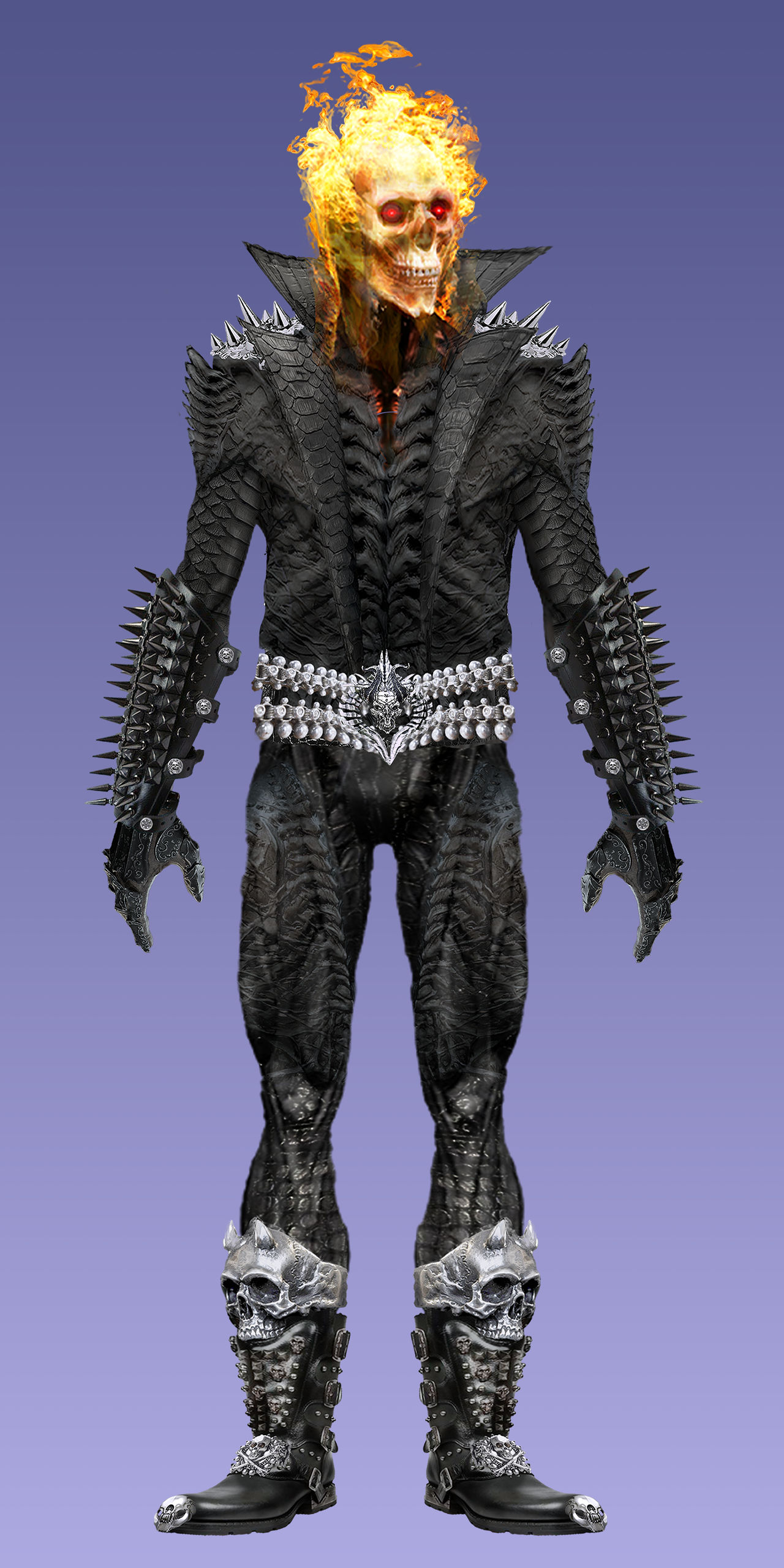 Ghost Rider Outift Ghost Rider 2nd suit by mongrelman on DeviantArt