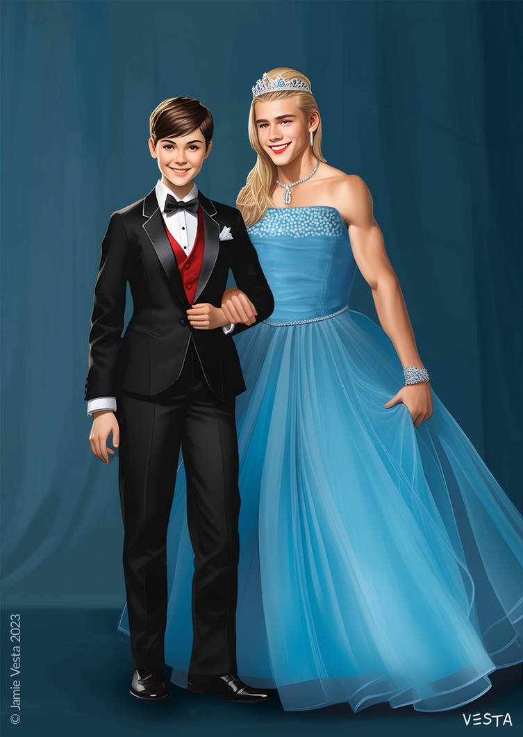 Prom Couple No.2 by Eves-Rib on DeviantArt