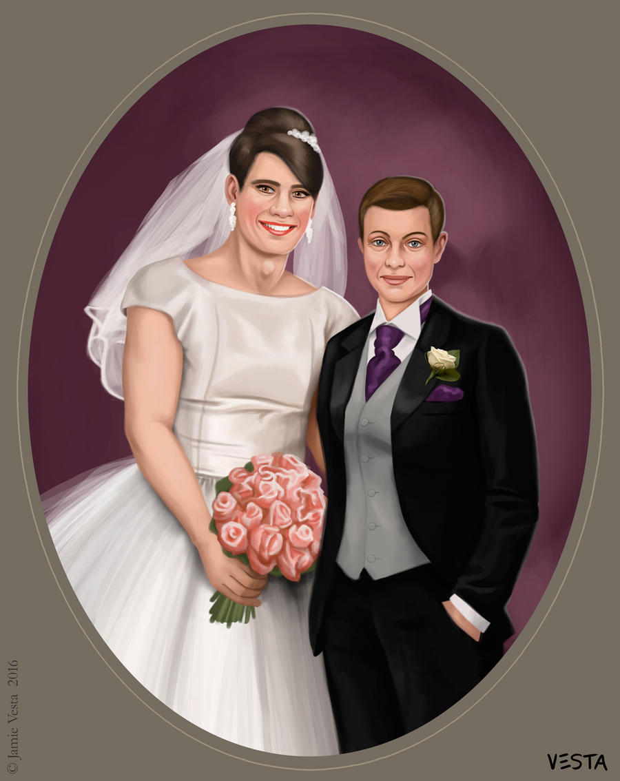 Wedding Portrait by EvesRib on DeviantArt