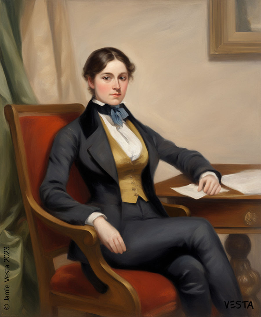 Portrait of Jenny Devare, 1845 by Eves-Rib on DeviantArt