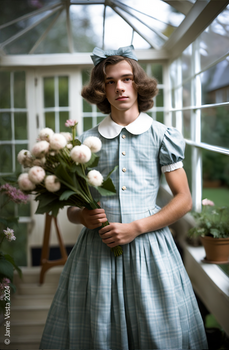 Boy In A Conservatory No2