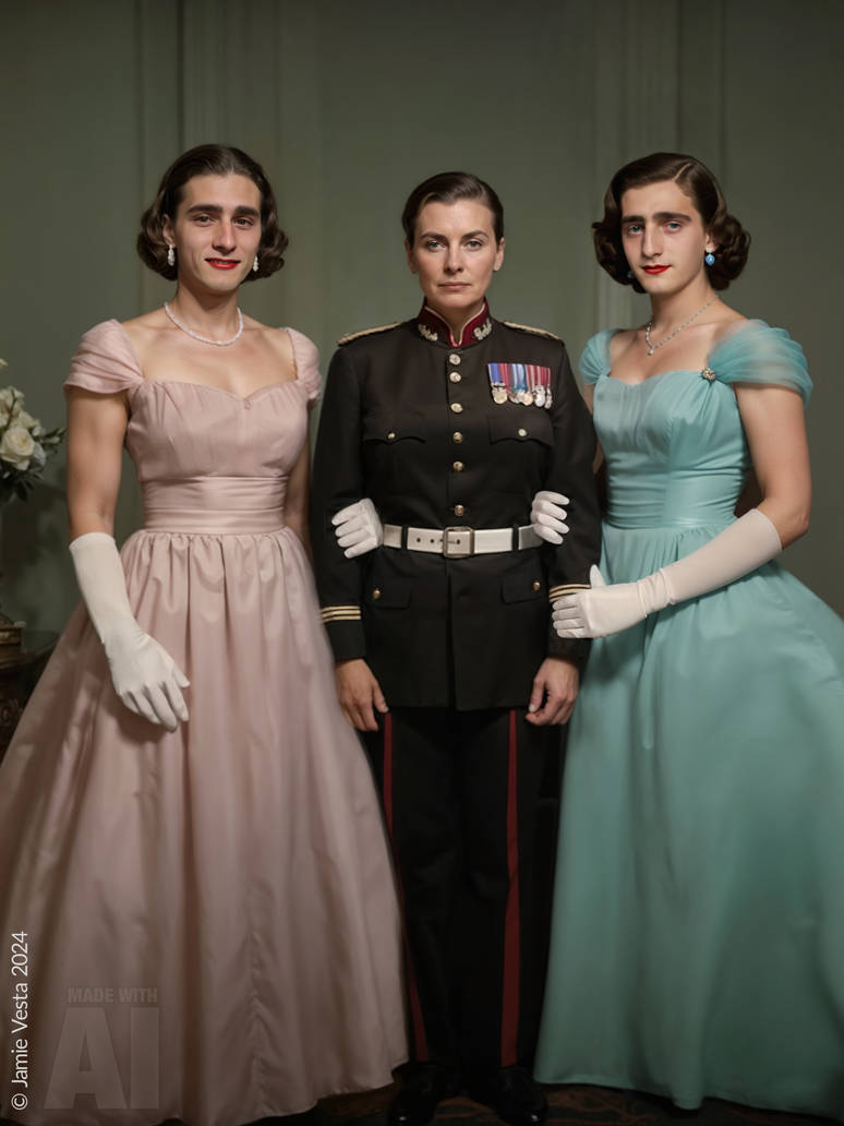 Major Moore Major Julia Moore with her two sons, 1952 by Eves-Rib on DeviantArt