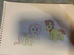 Woody and Fluttershy by RohanArtLife
