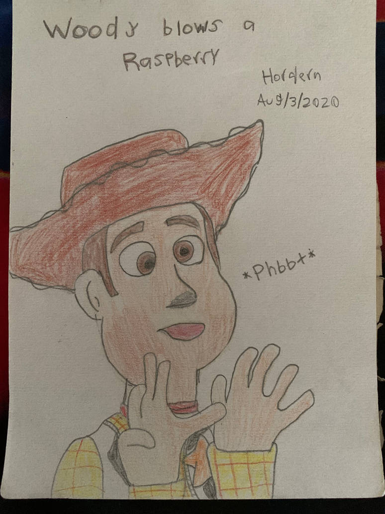 Deviantart Blowing Raspberry Woody Blowing a Raspberry by RohanArtLife on DeviantArt