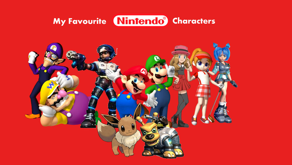 My Favourite Nintendo Characters by RohanArtLife on DeviantArt