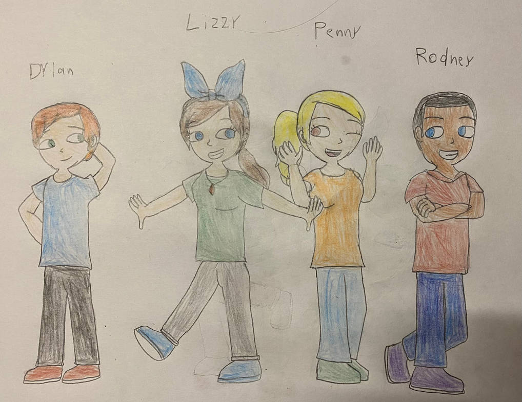 Lizzy and her friends by RohanArtLife on DeviantArt